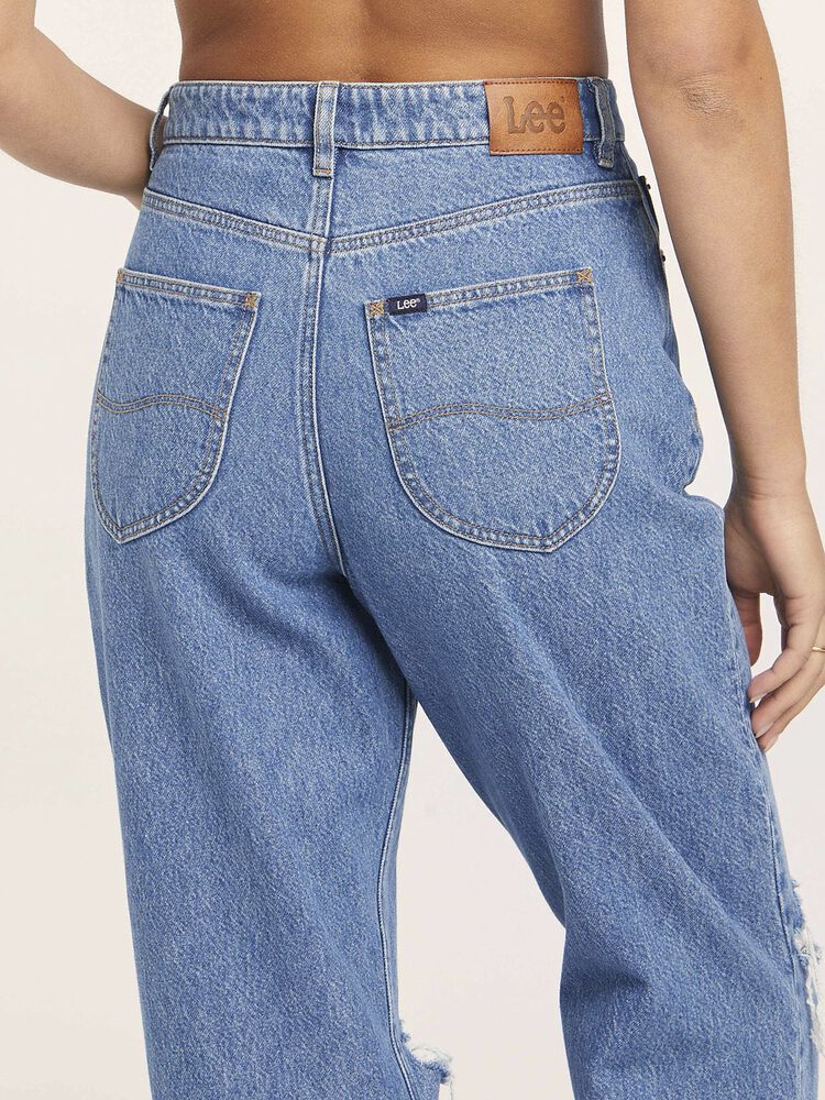 High Baggy Relaxed Organic Cotton Jean