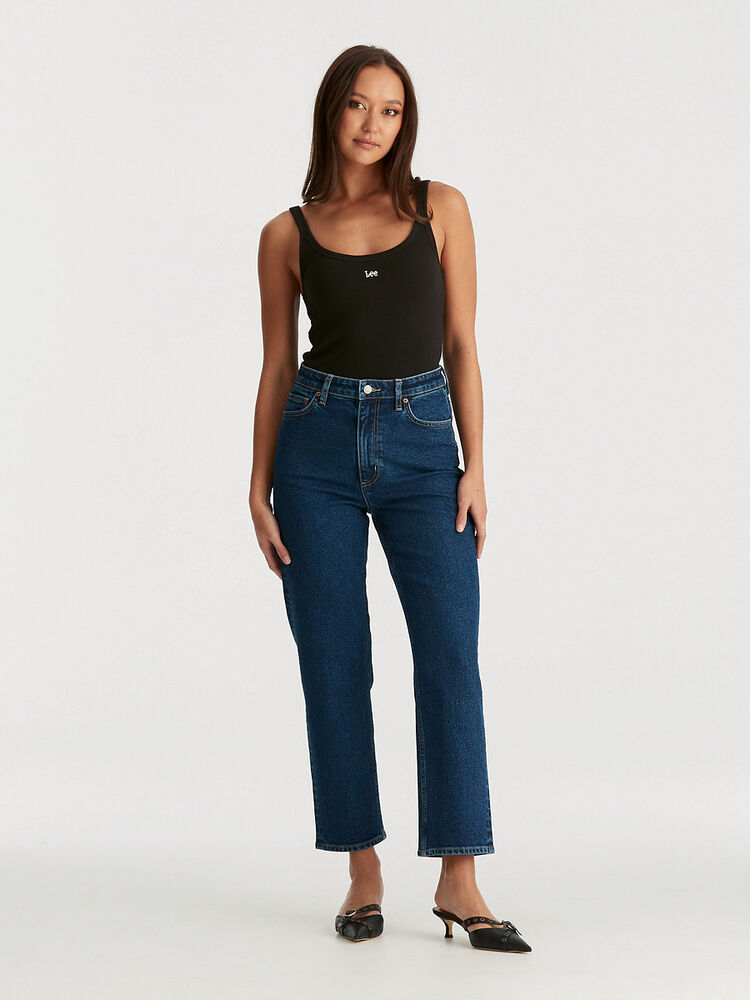 High Straight Crop Jean