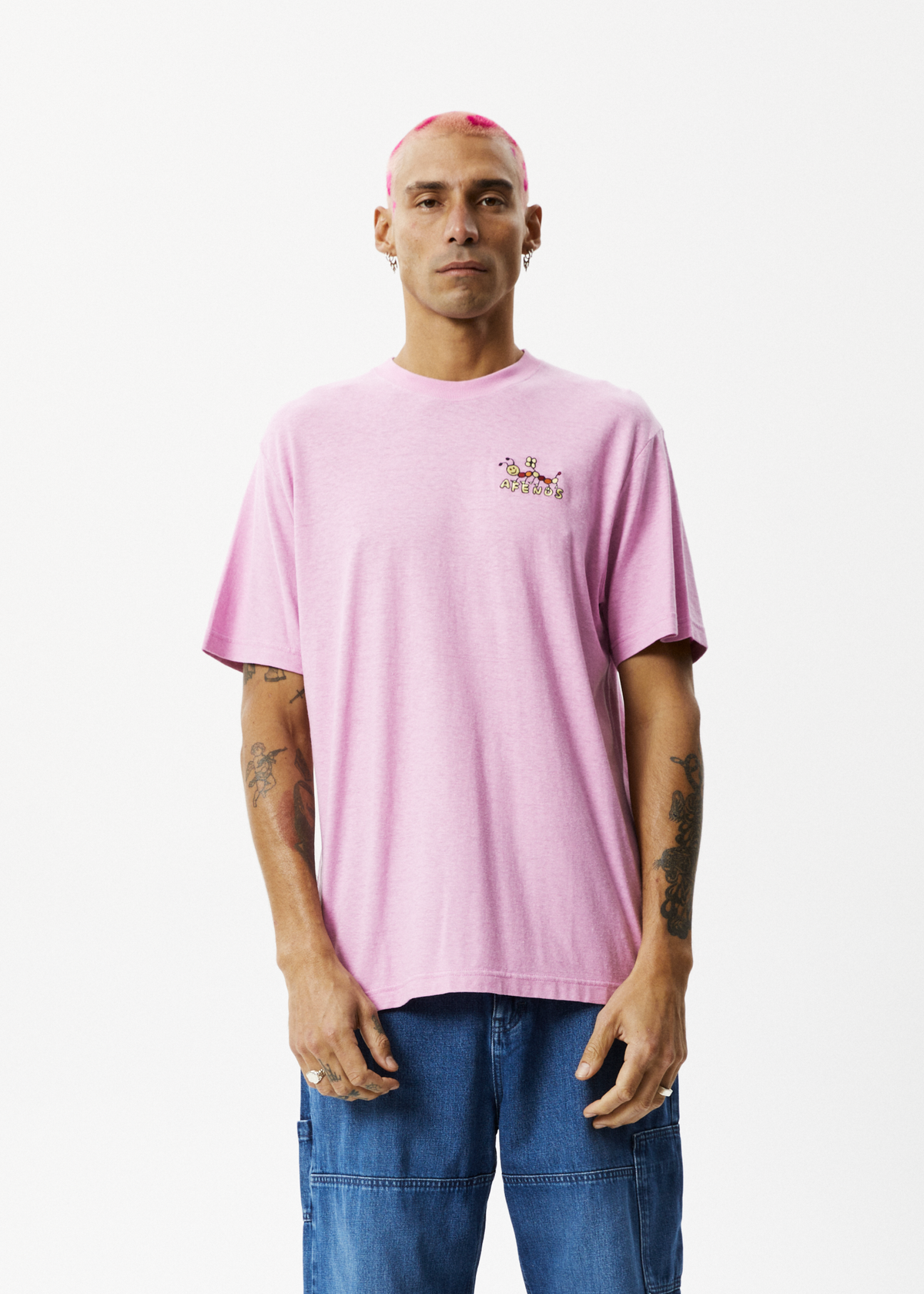 Caterpillar Retro Graphic T-Shirt Candy