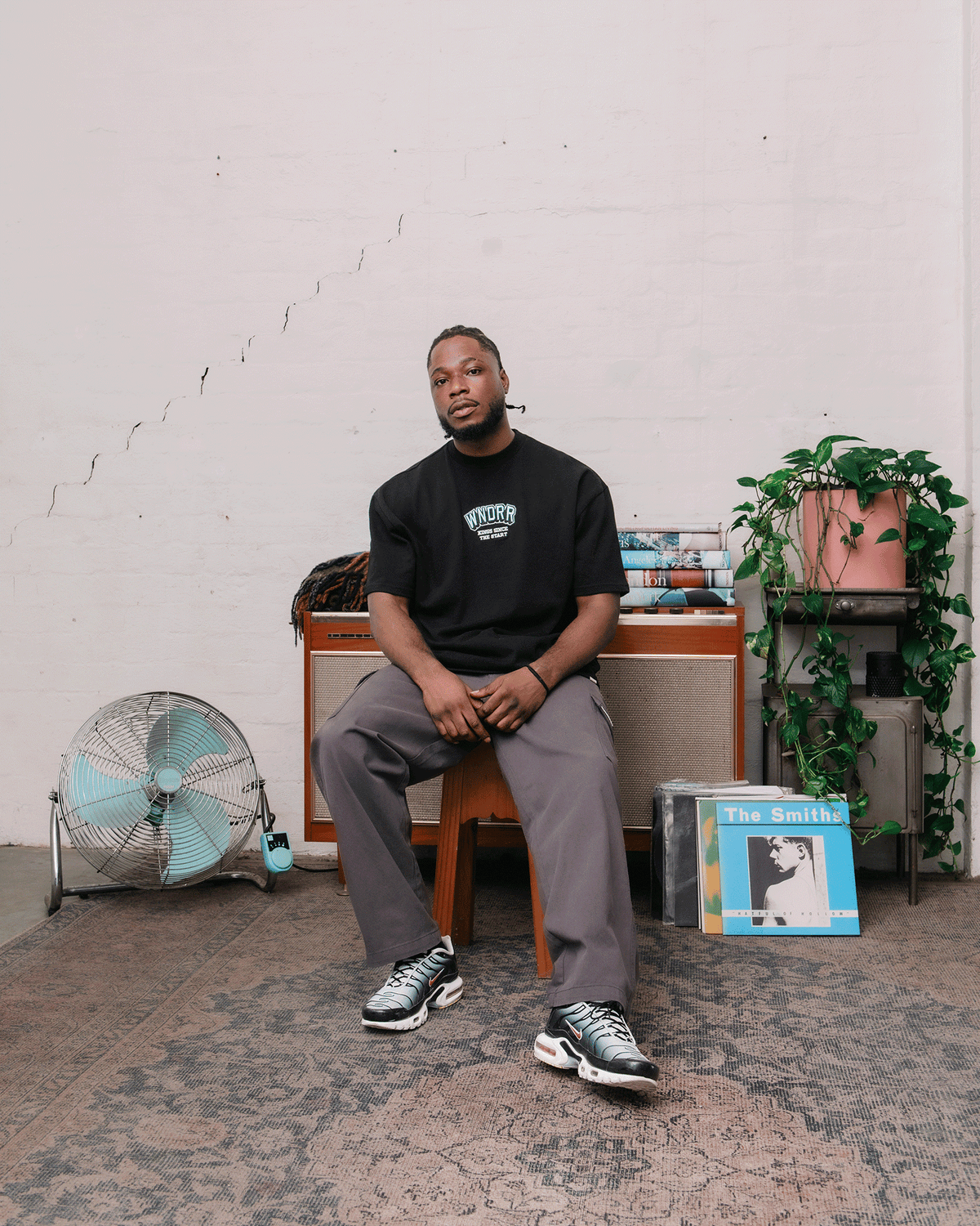 ALL ROUNDER HEAVY WEIGHT TEE - BLACK