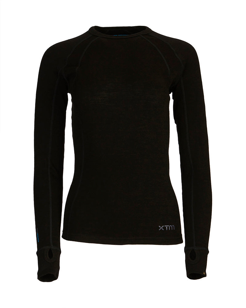 Ladies Merino 230 Wool Thermal Long Sleeve Top