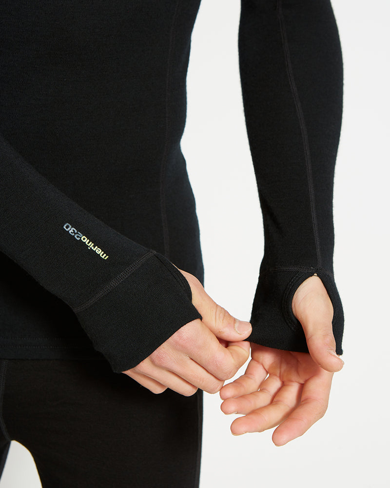 Men's Merino 230 Wool Long Sleeve Thermal Top