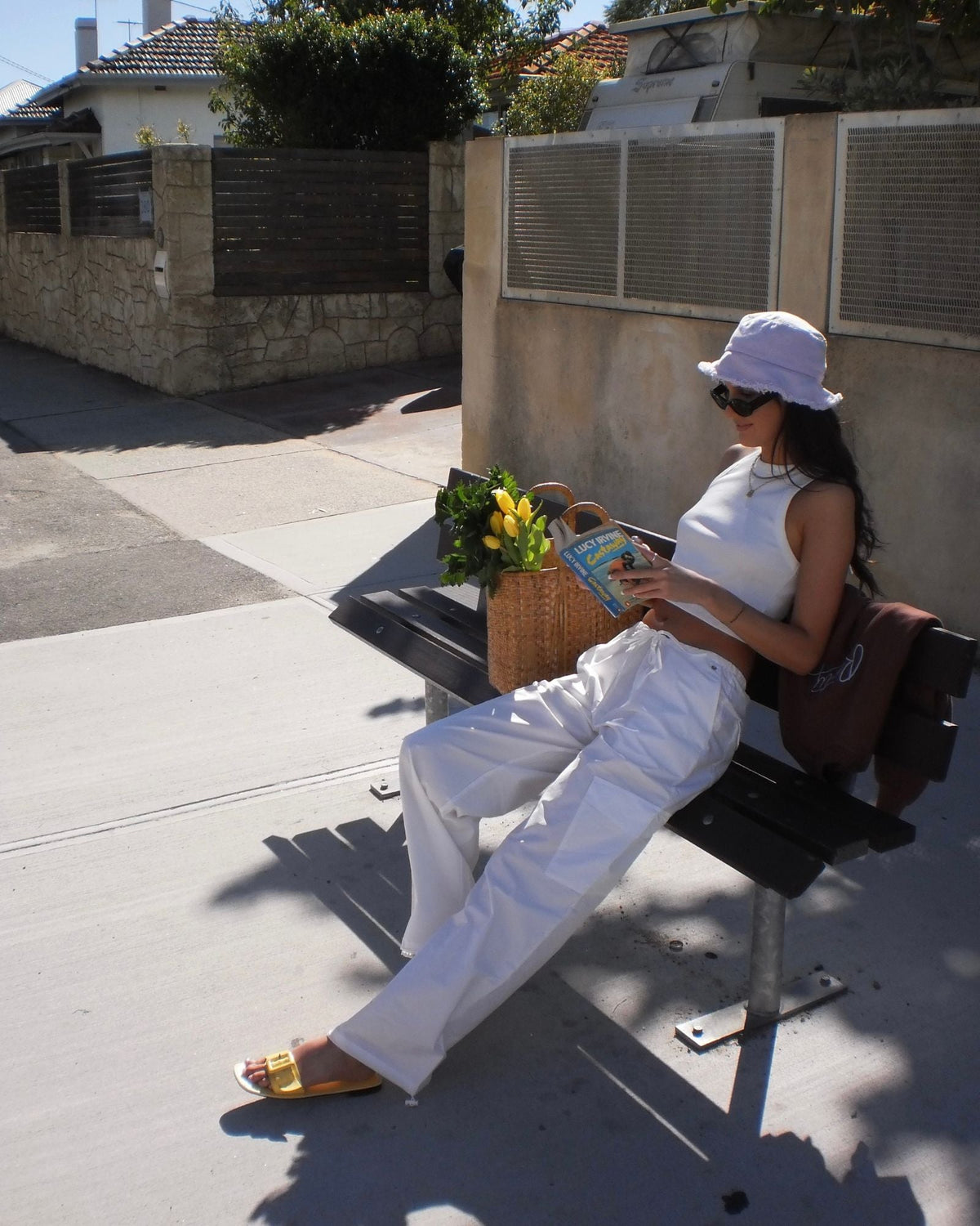 Milly Low Rise Baggy Fit Cargo Pant