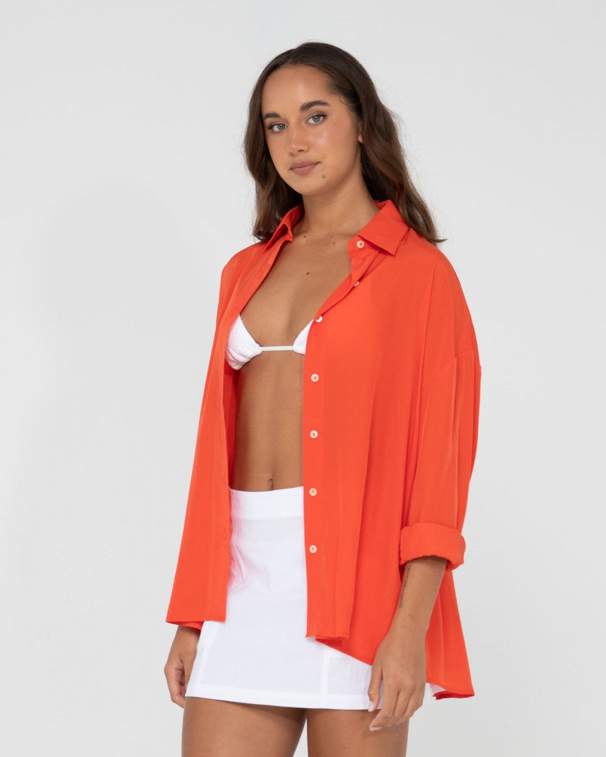 Porter Oversized Long Sleeve Shirt