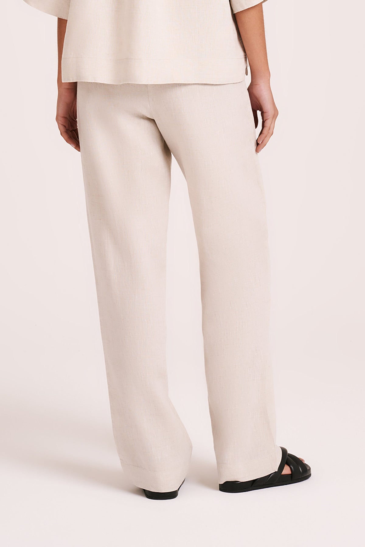 Nude Linen Lounge Pant