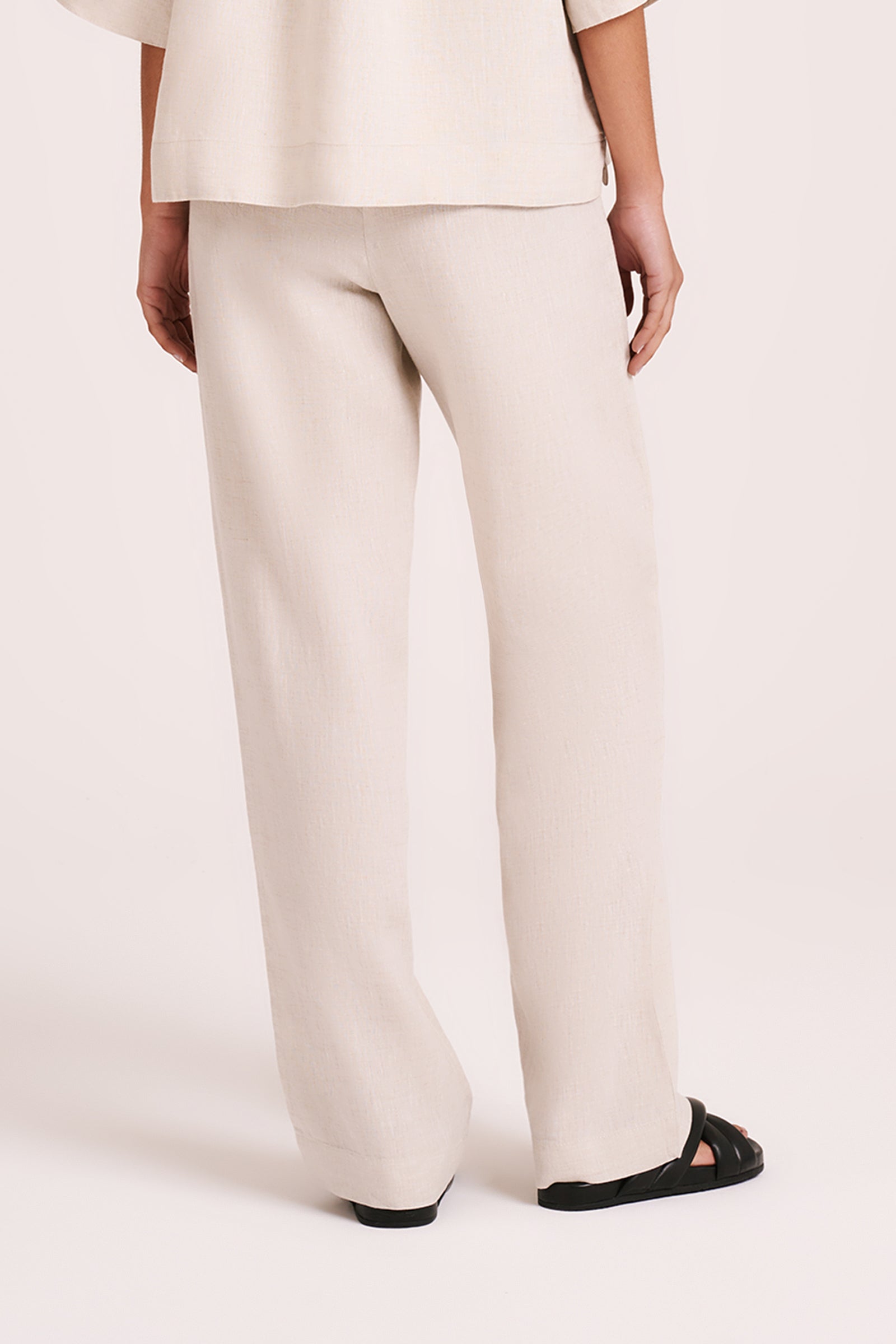 Nude Linen Lounge Pant