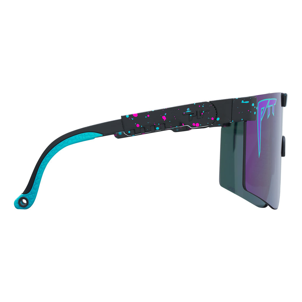 The Midnight Original 2.0 Sunglasses - Wide HDPV Polarized Purple Lens