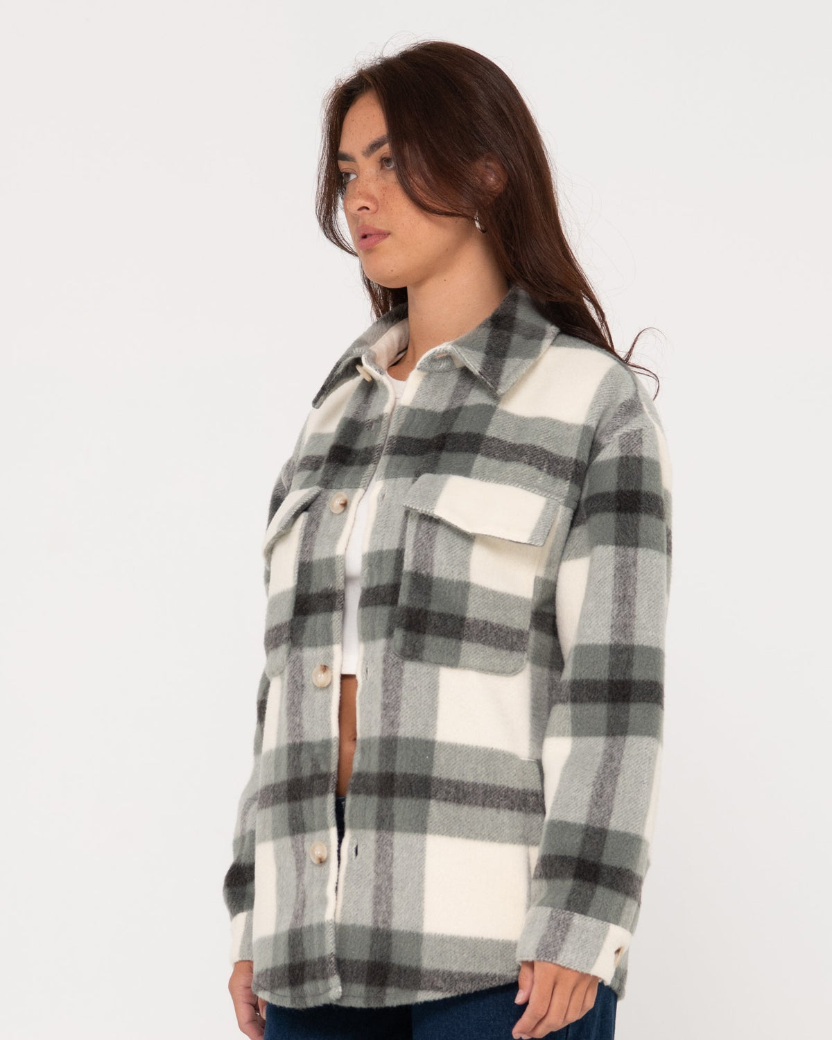 Wren Oversized Plaid Jacket
