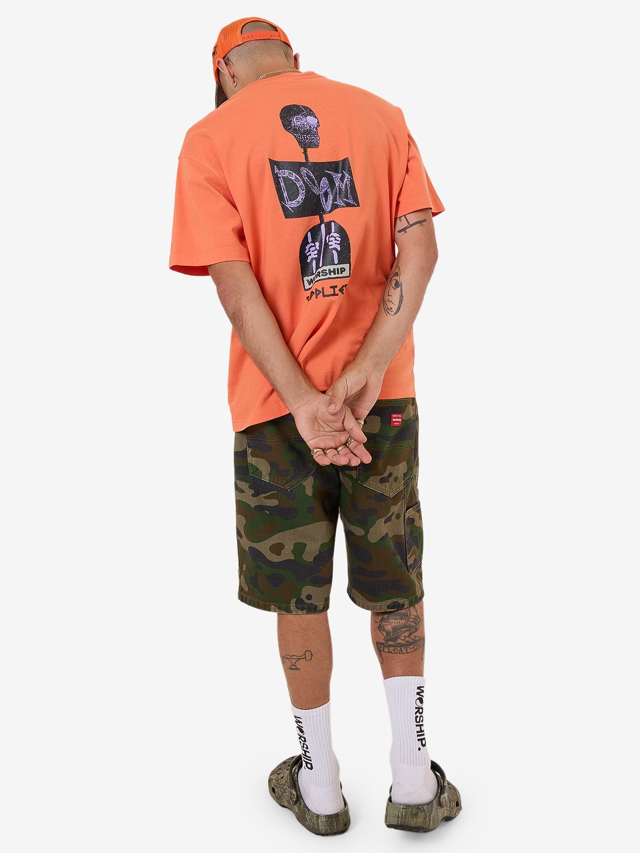 Warnings Tee - County Orange