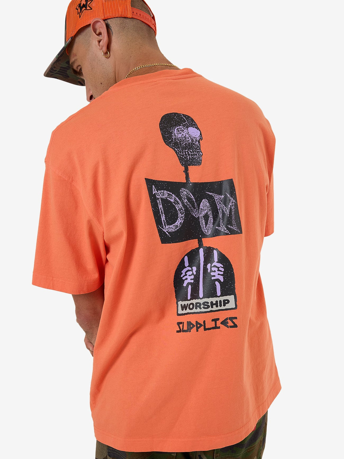 Warnings Tee - County Orange