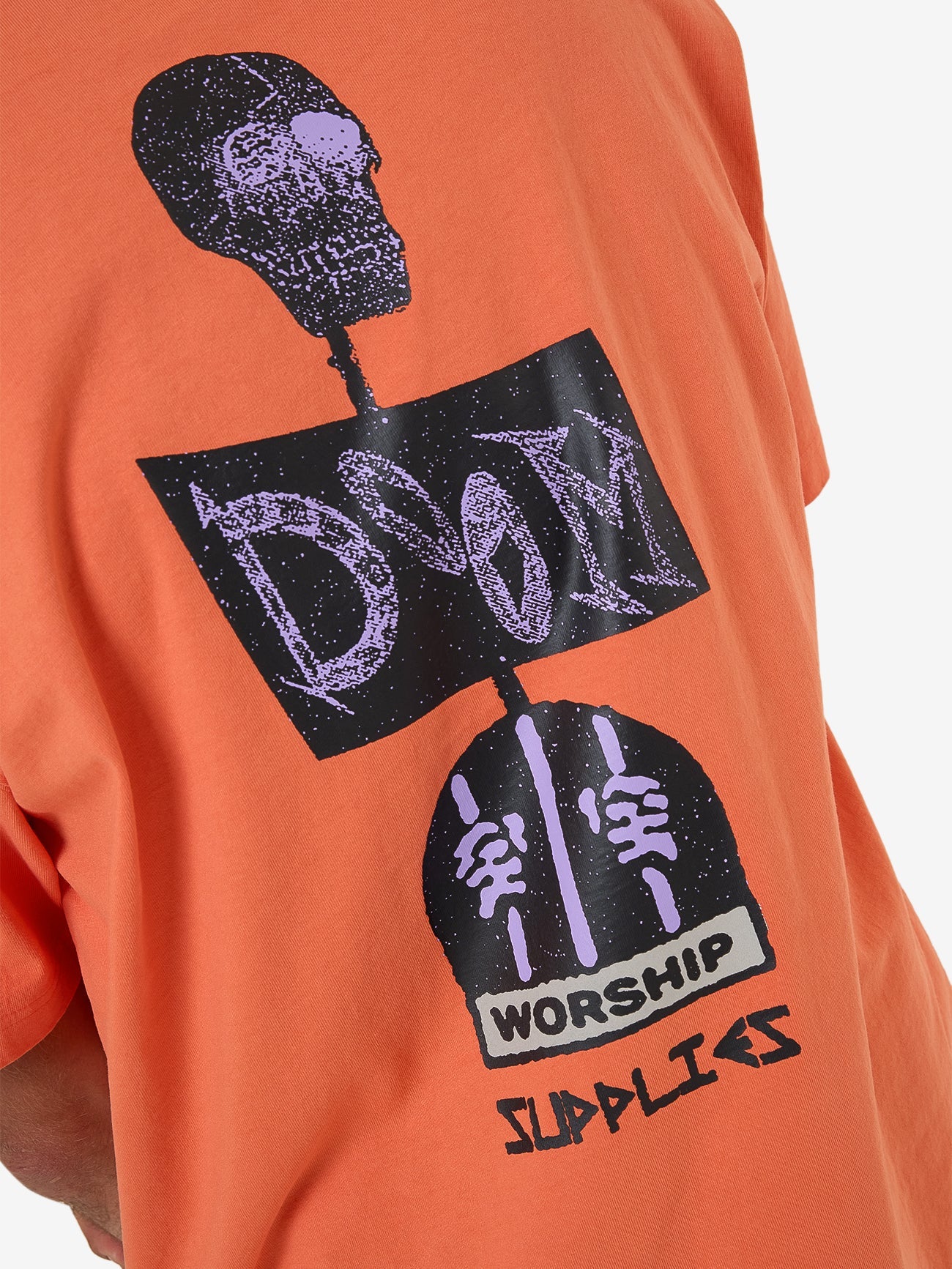 Warnings Tee - County Orange