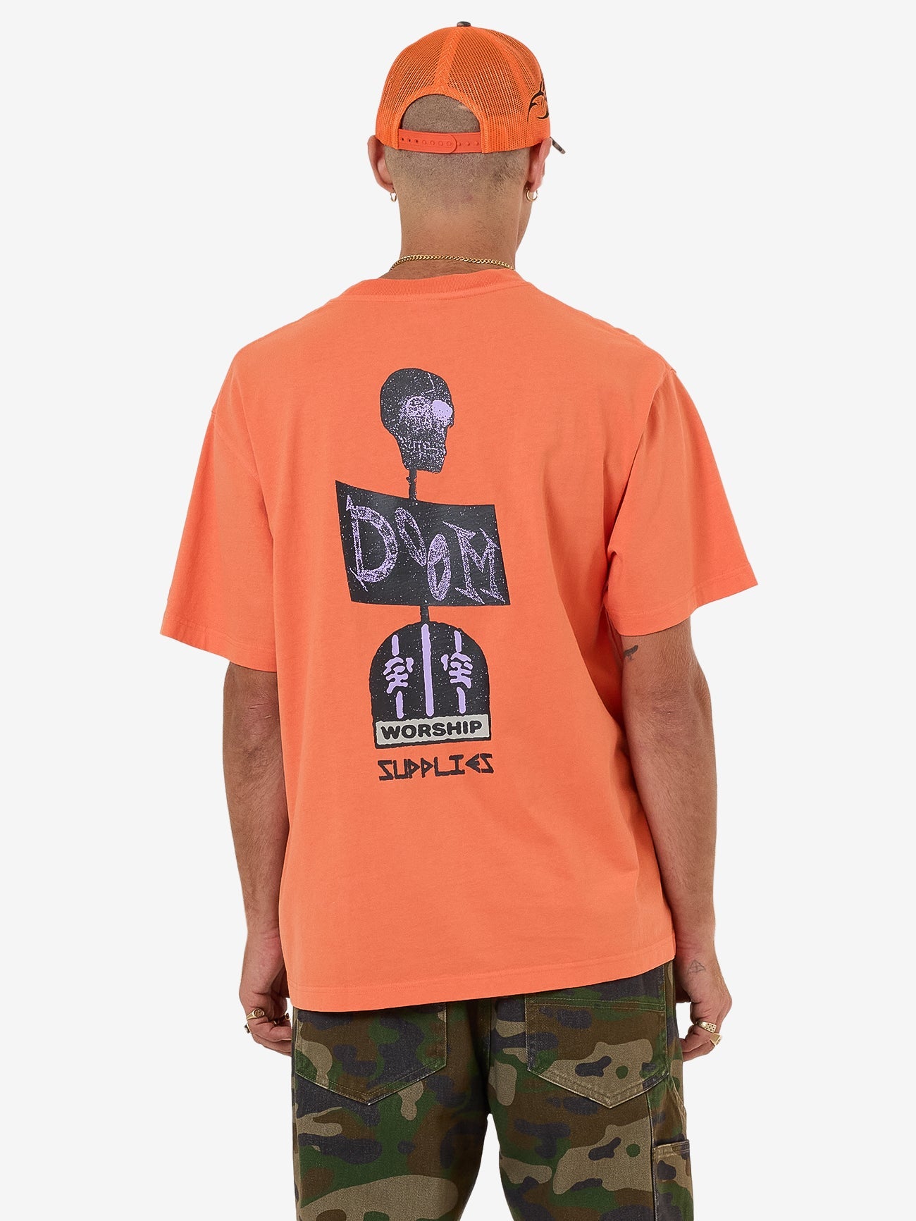 Warnings Tee - County Orange