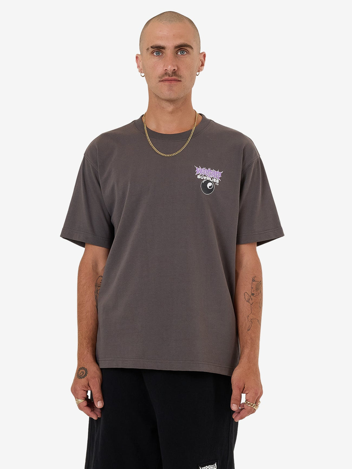 Long Time Tee - Worn Black