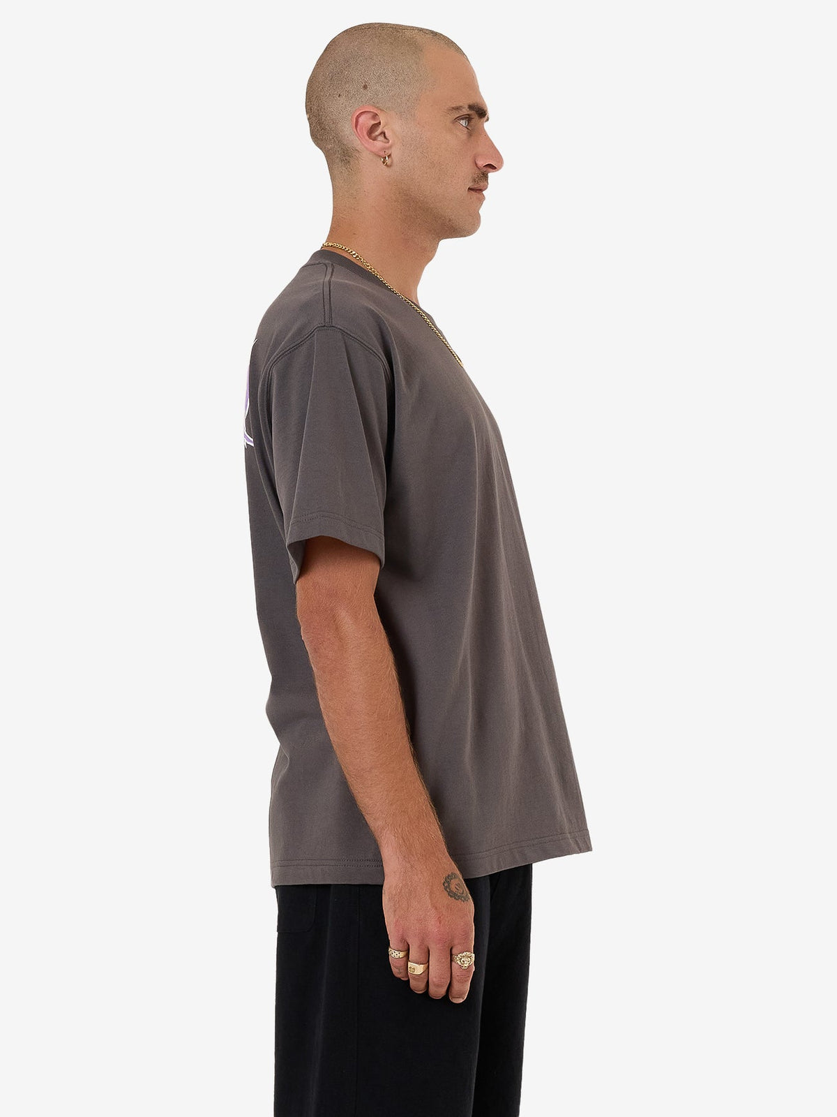 Long Time Tee - Worn Black