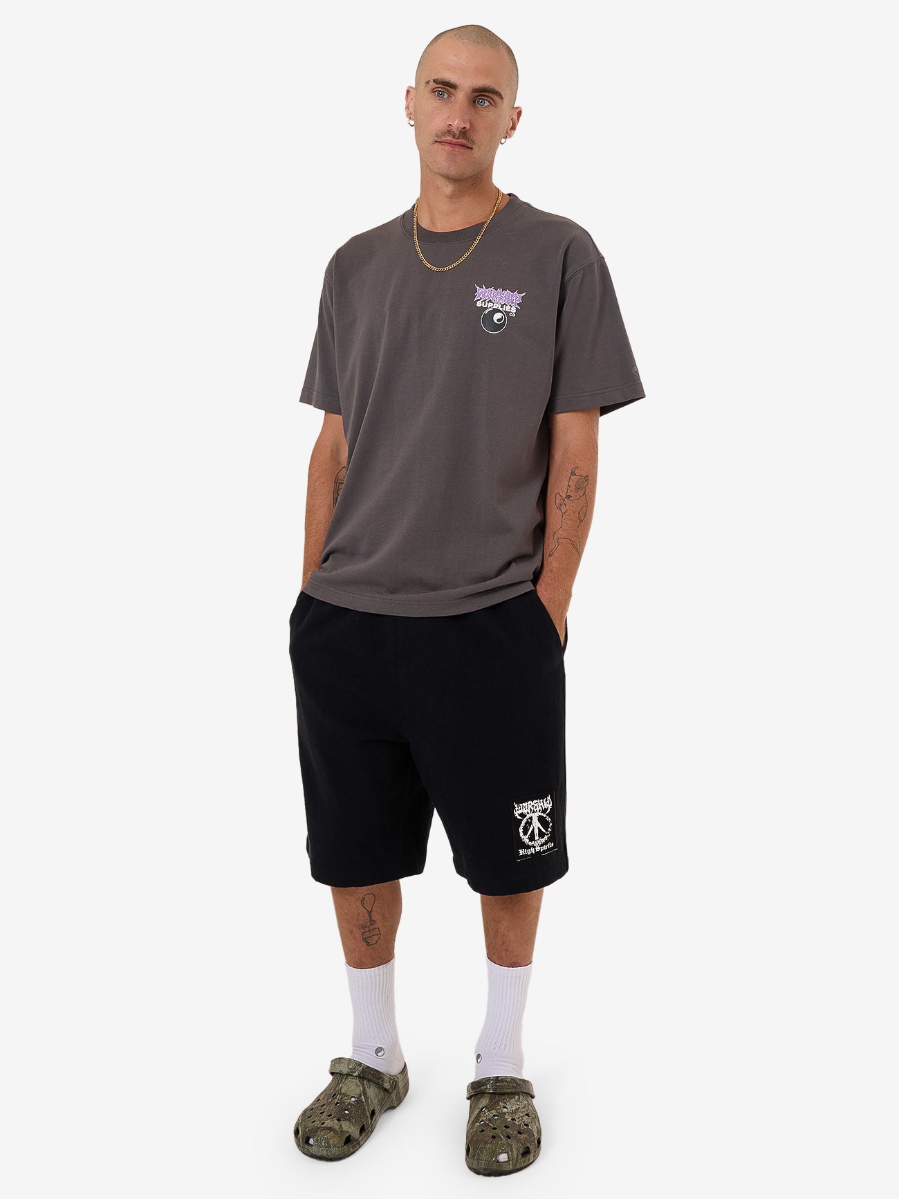 Long Time Tee - Worn Black