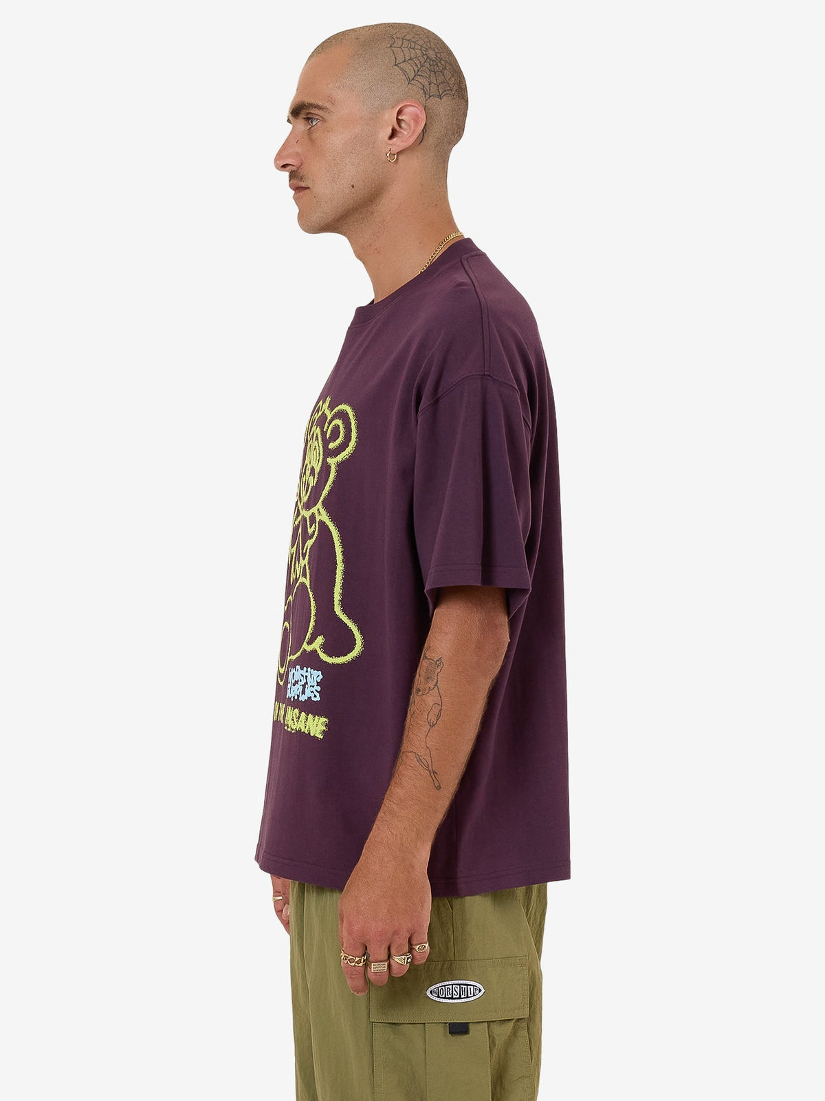 Terrain Oversized Tee - Blackberry