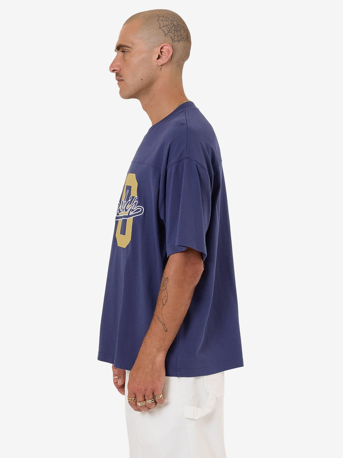 Major League Oversized Tee - Medievil Blue
