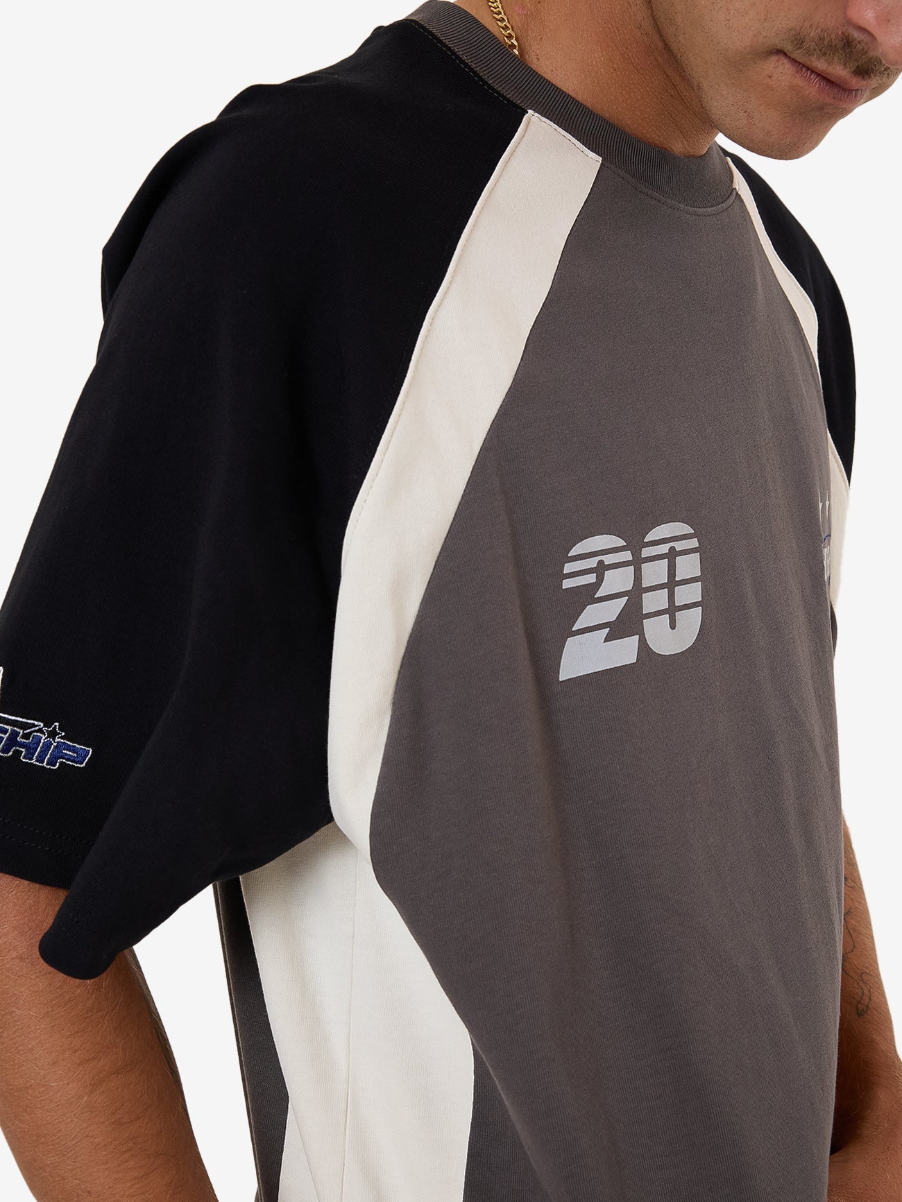 Shooter Oversize Raglan Tee - Zine