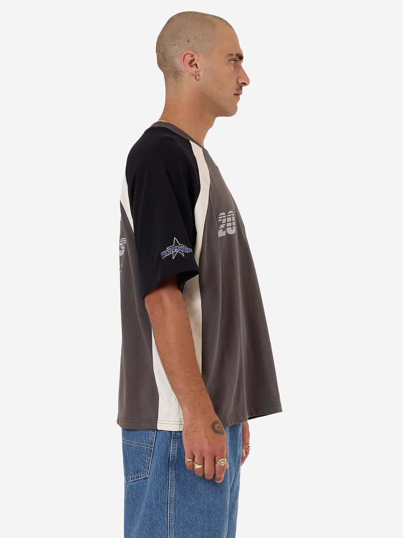 Shooter Oversize Raglan Tee - Zine