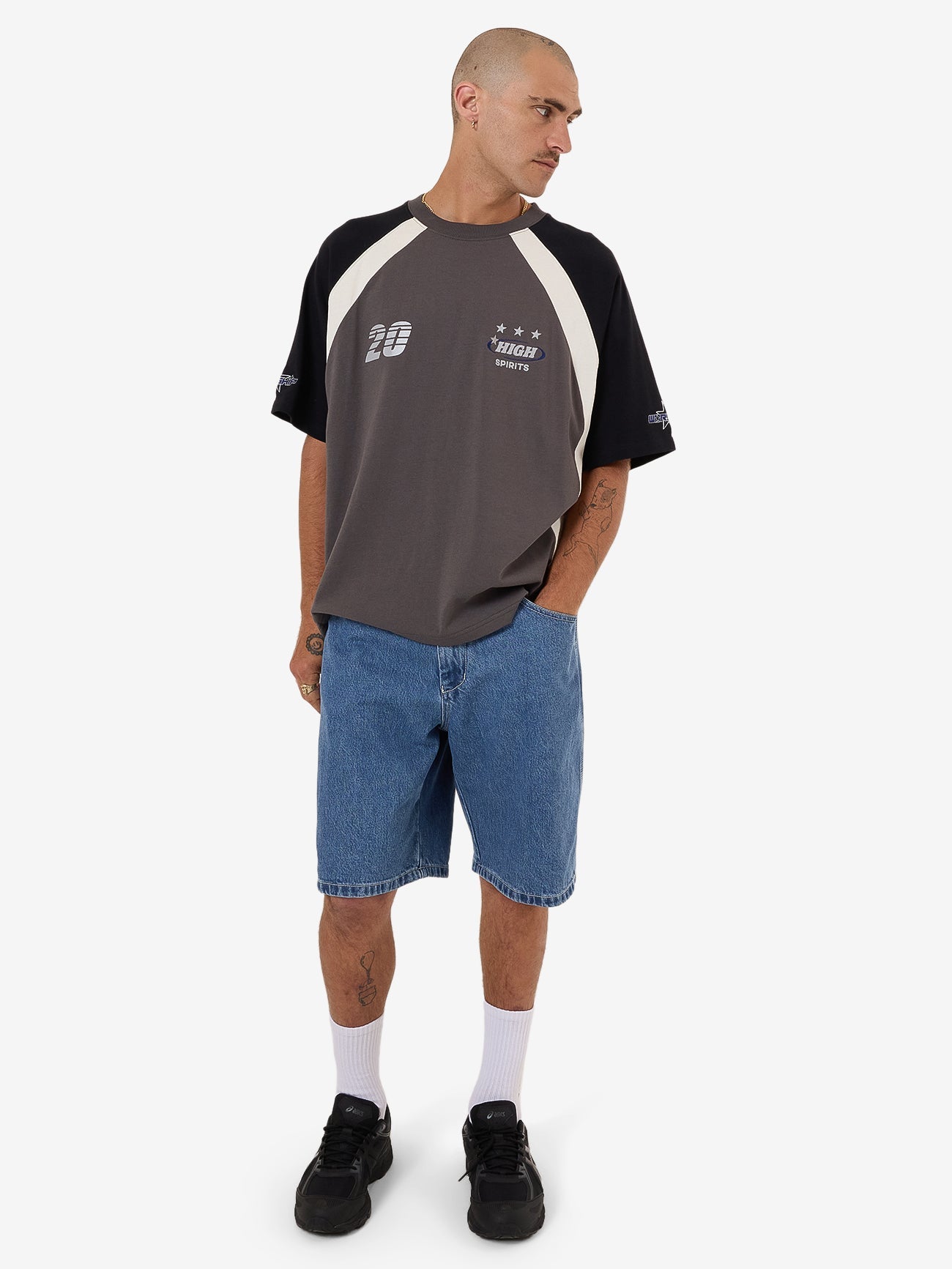 Shooter Oversize Raglan Tee - Zine