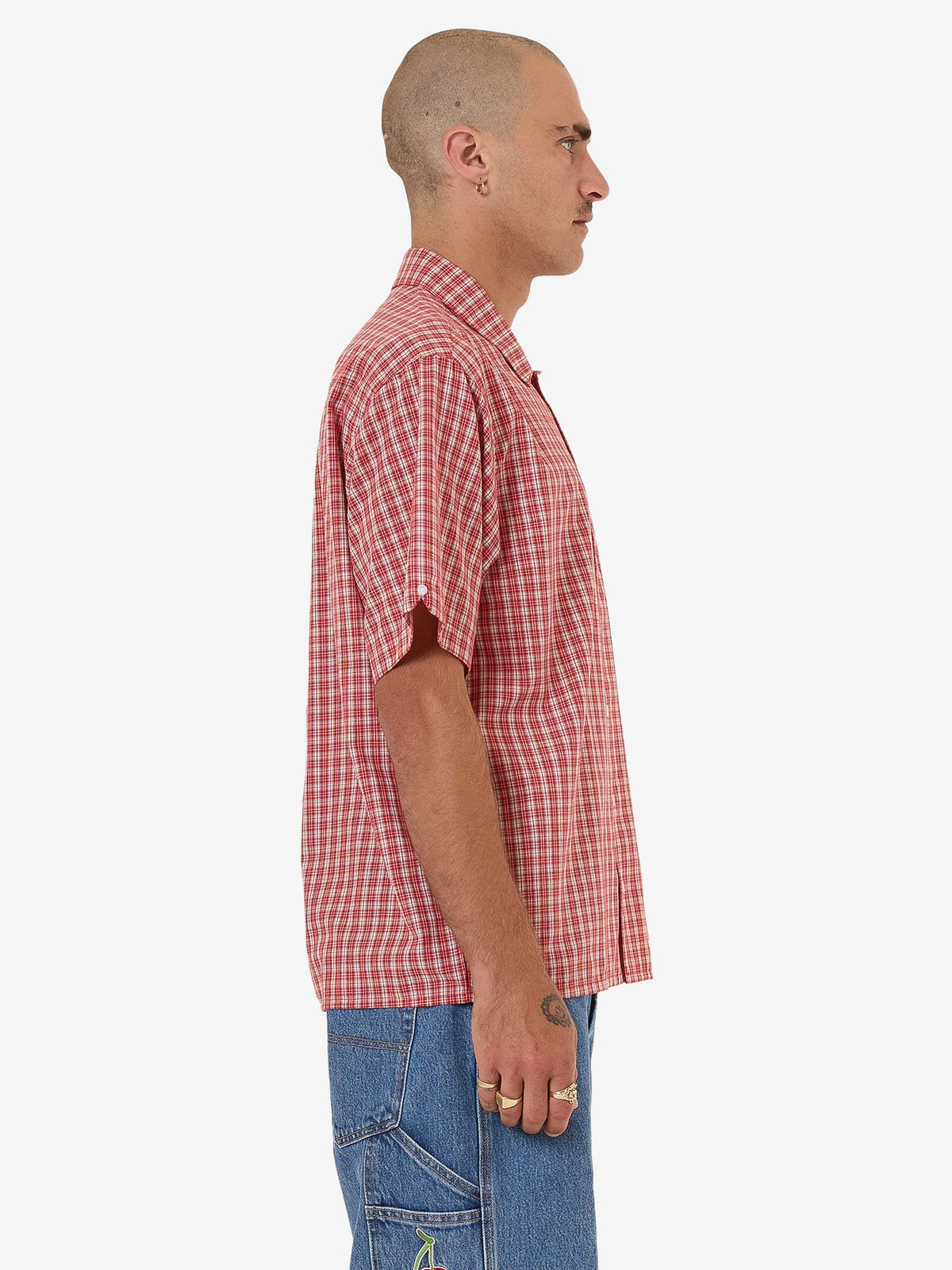 Glazed And Confused Short Sleeve Shirt - Cherry Red