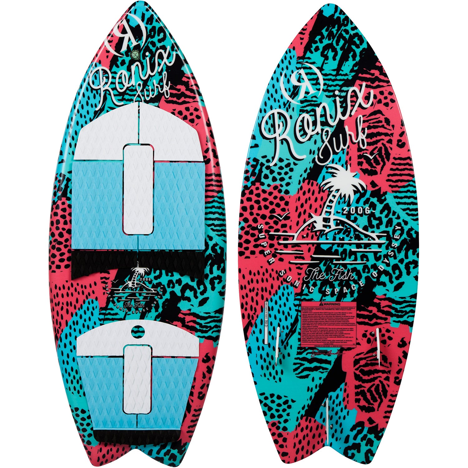 Girls Fish Super Sonic Space Odyssey Wake Surf