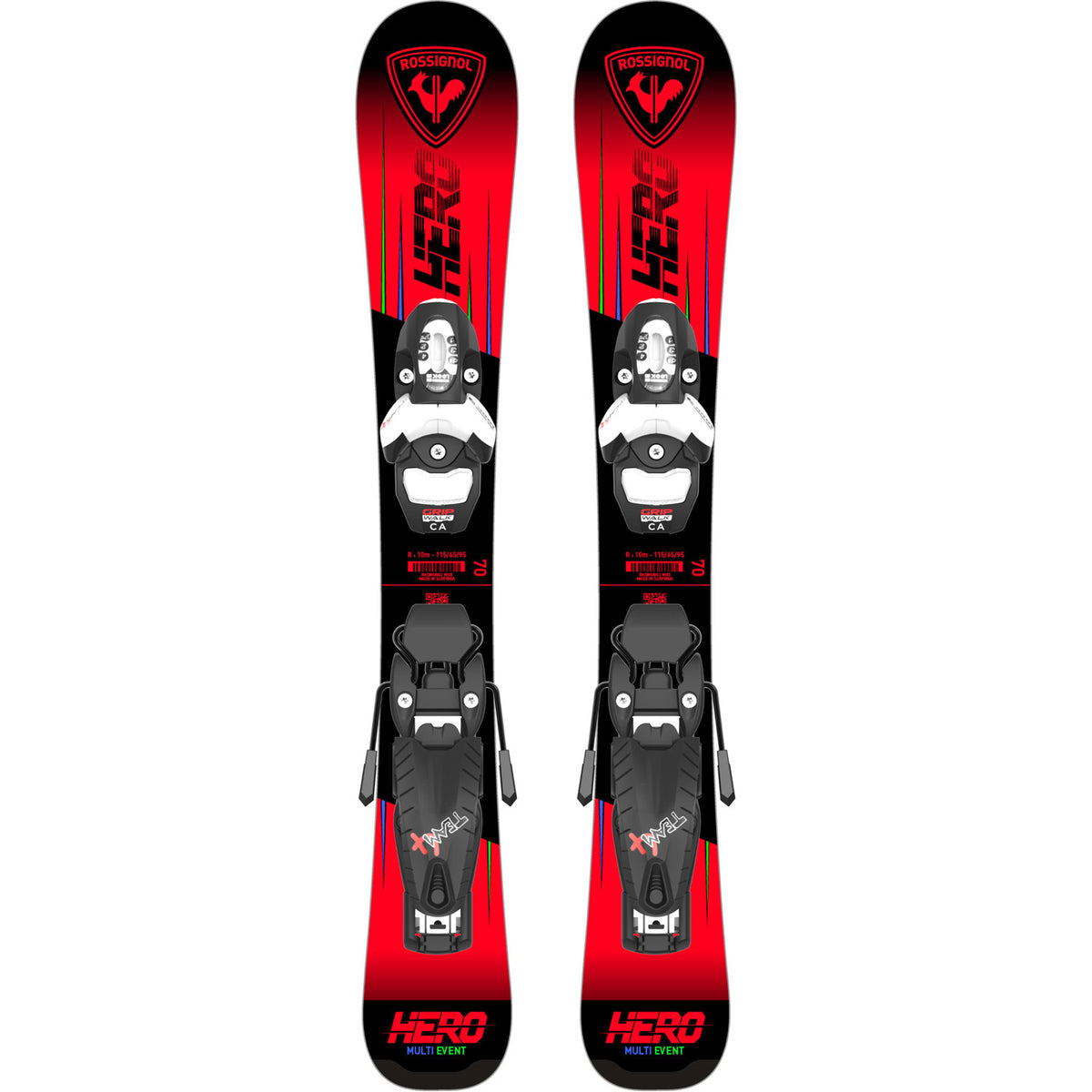 Hero Pro Jr Skis w/ Team 4 GW Bindings