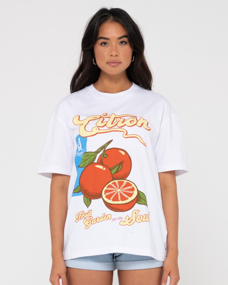 Citron Oversize Graphic Tee