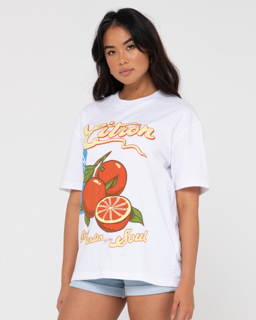 Citron Oversize Graphic Tee