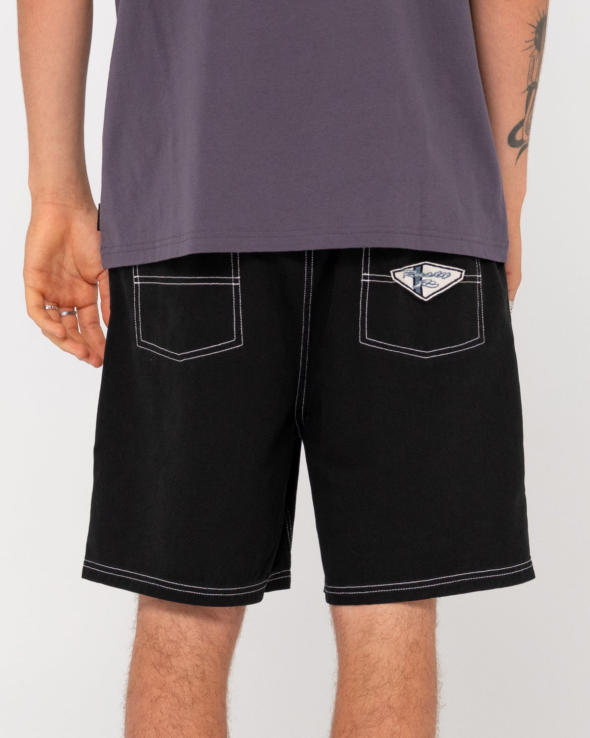 Manila Folder Heritage Elastic Waist Short