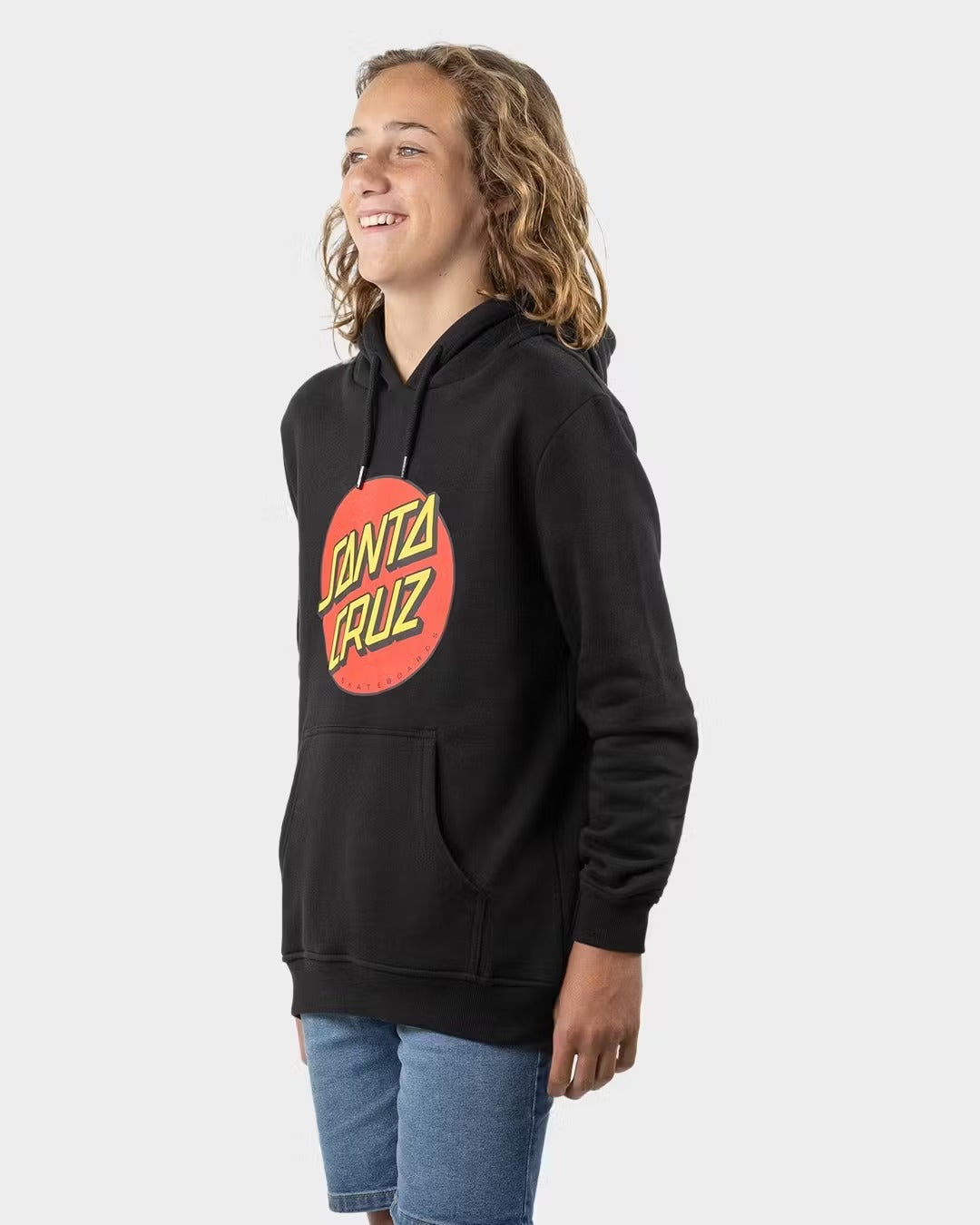 Classic Dot Front Boys Hoodie 