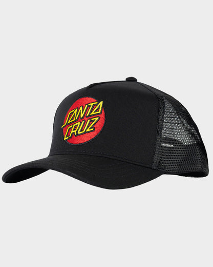 Classic Dot Boys Trucker Hat Black