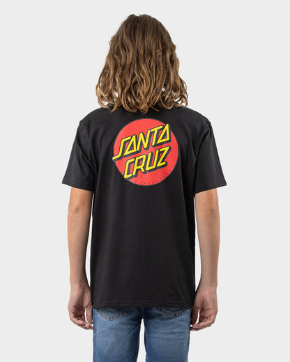 Classic Dot Chest Boys T-Shirt Purple