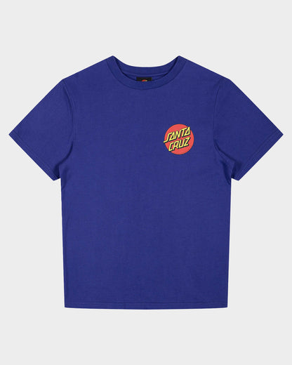 Classic Dot Chest Boys T-Shirt Purple