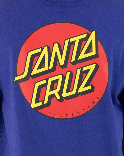 Classic Dot Chest Boys T-Shirt Purple