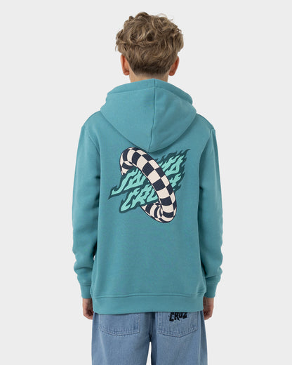 Goal Flame Boys Pullover Hoodie Ocean