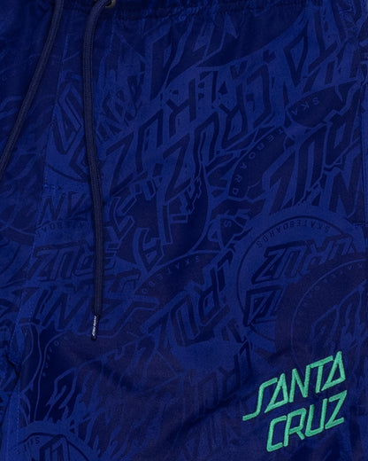 Bold Stack Boys Beach Shorts Dark Blue