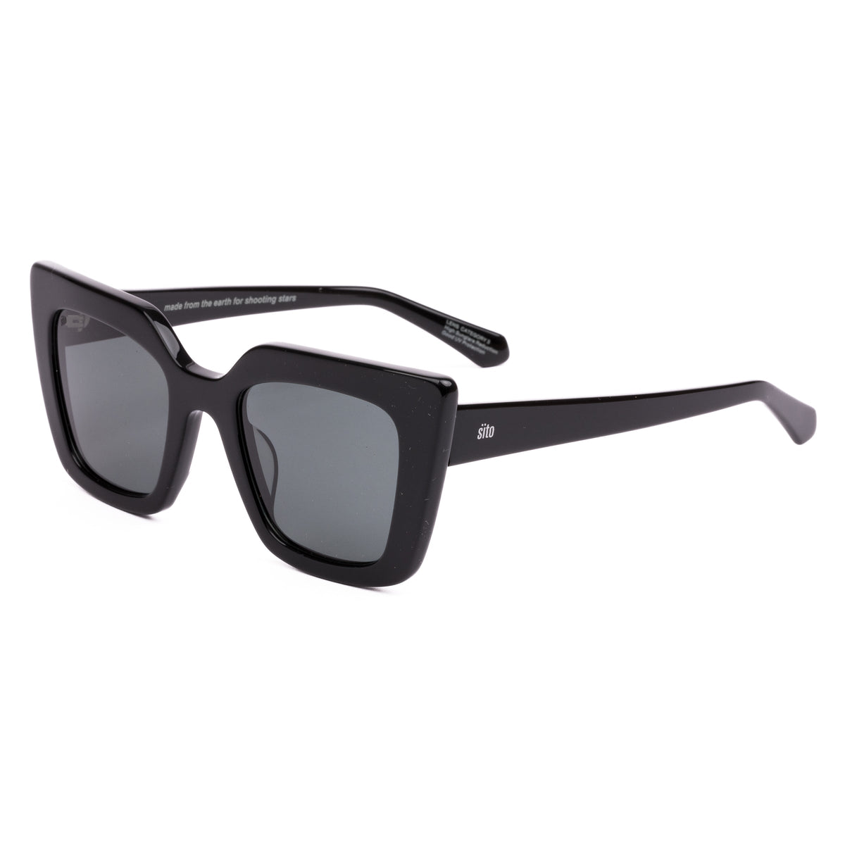 Cult Vision Black Polarised Sunglasses