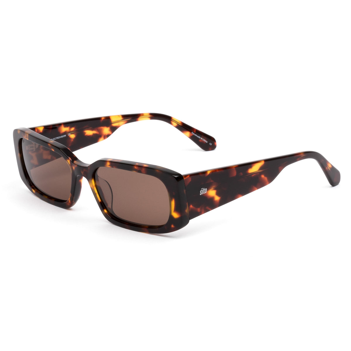 Electro Vision Maple Tort Coffee Sunglasses
