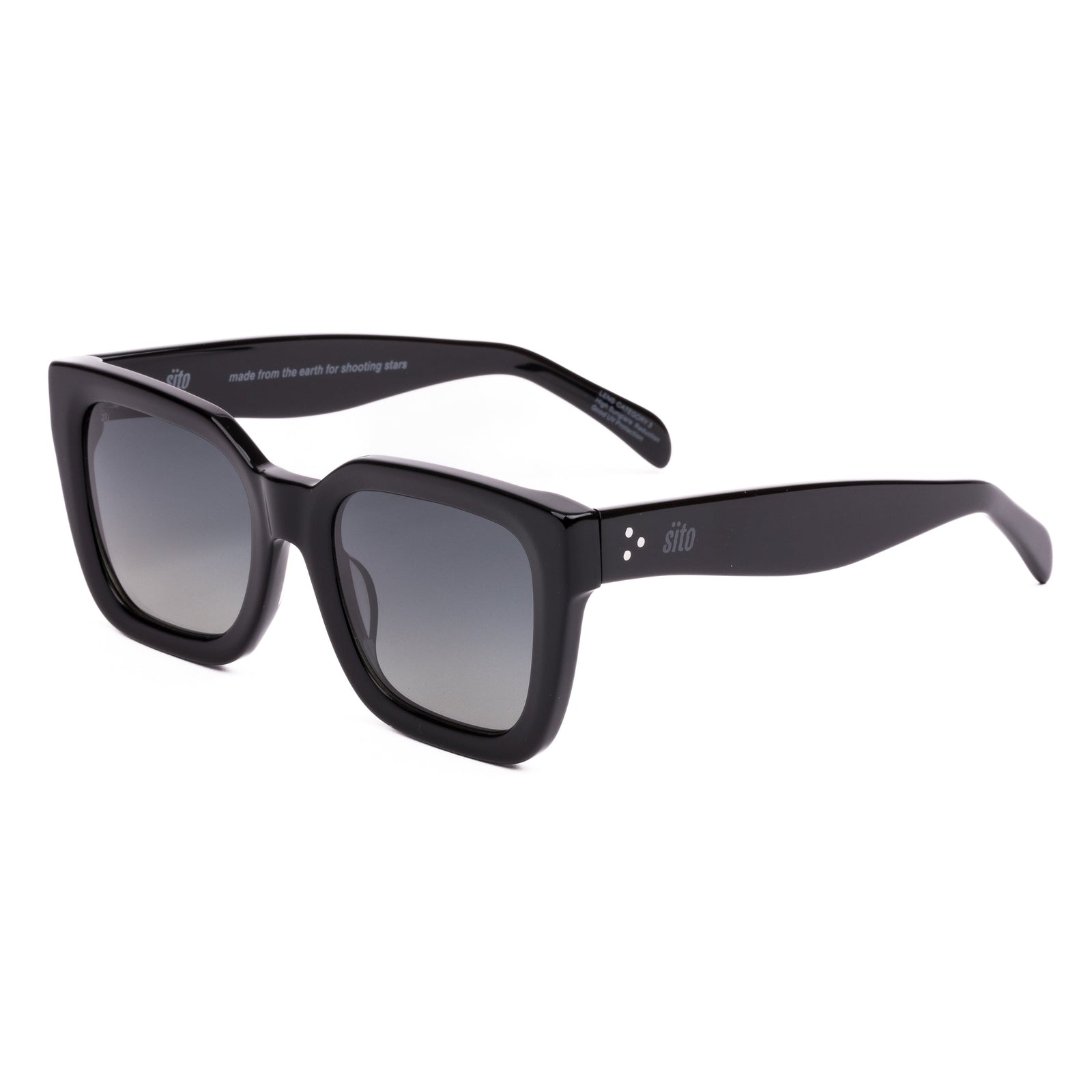 Harlow Black Polarised Sunglasses