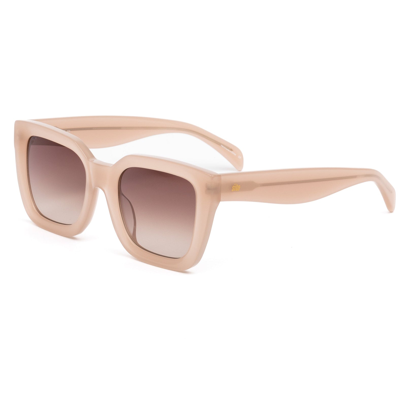 Harlow Cream Rosewood Sunglasses