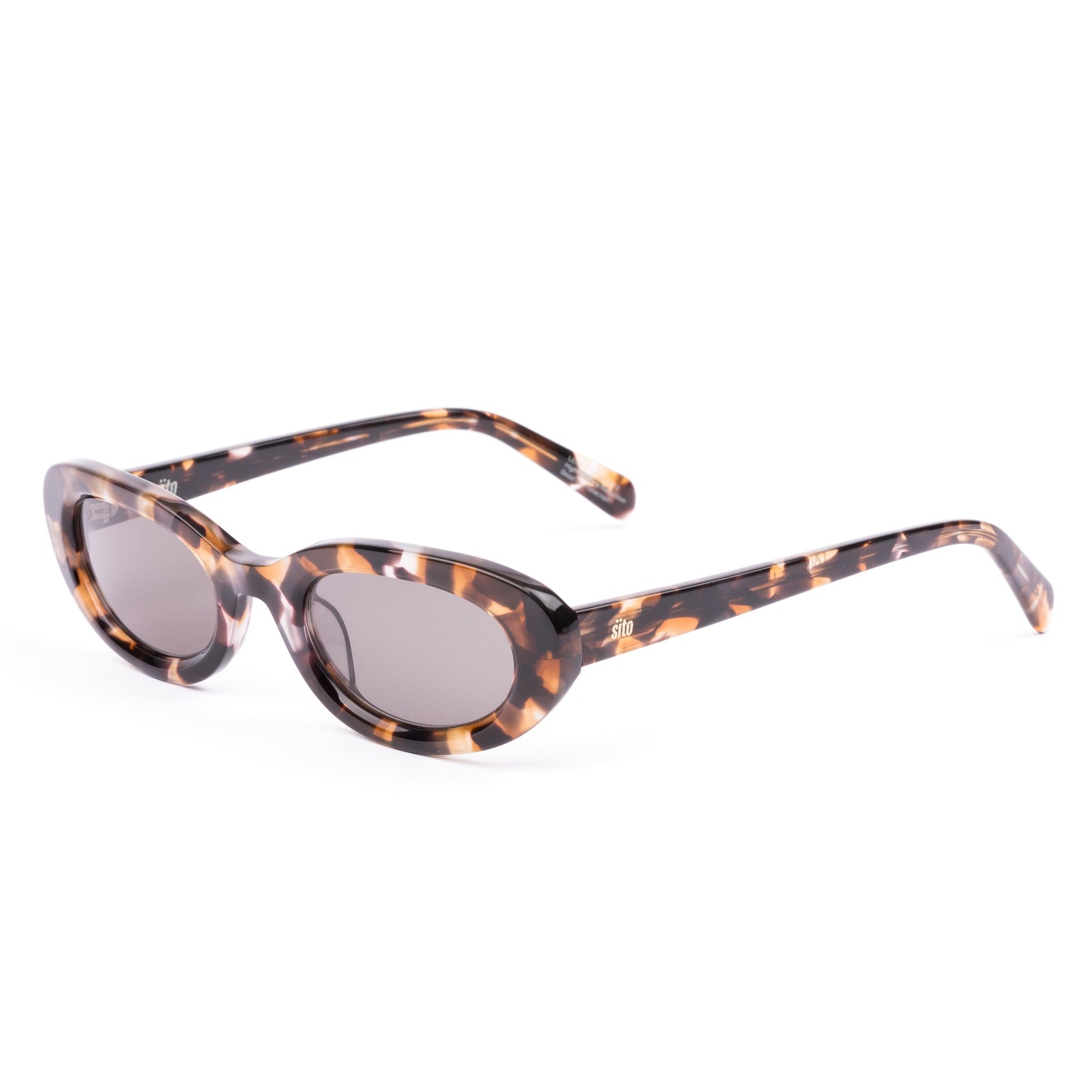 Lourdes Pebble Tort Sunglasses