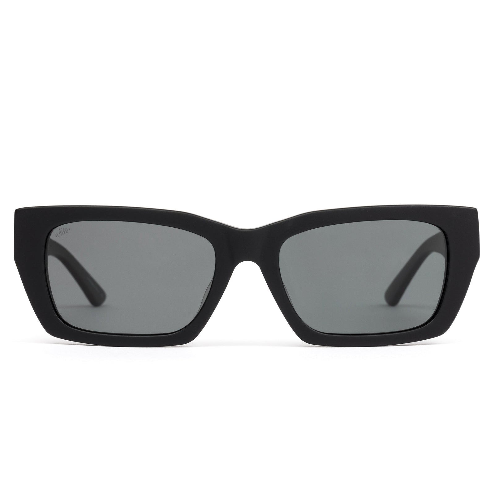 Outer Limits Matte Black Iron Polarised Sunglasses