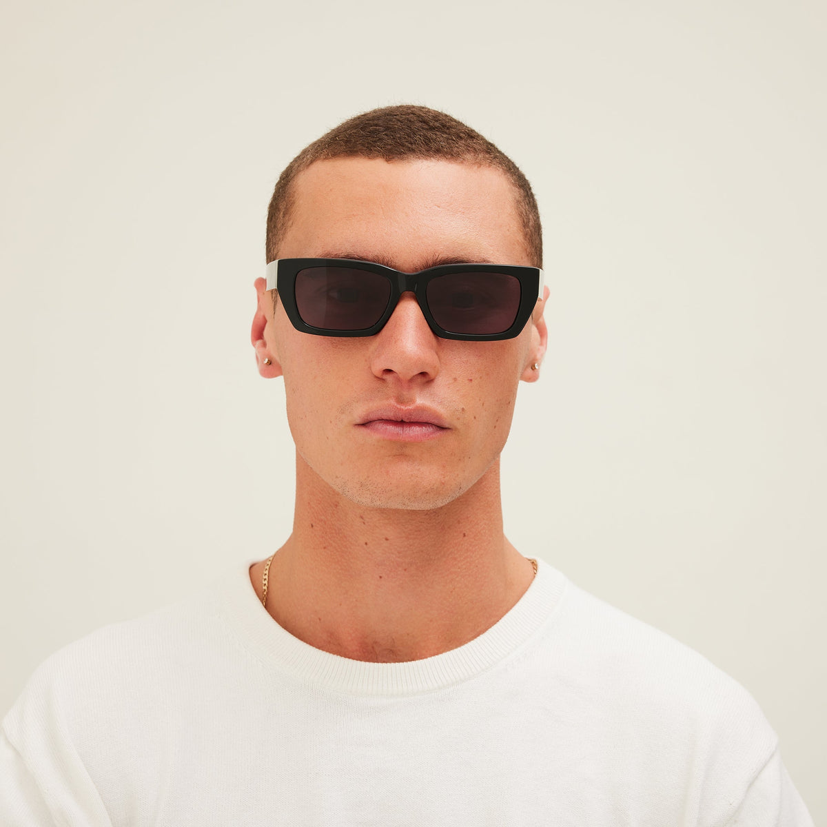 Outer Limits Matte Black Iron Polarised Sunglasses