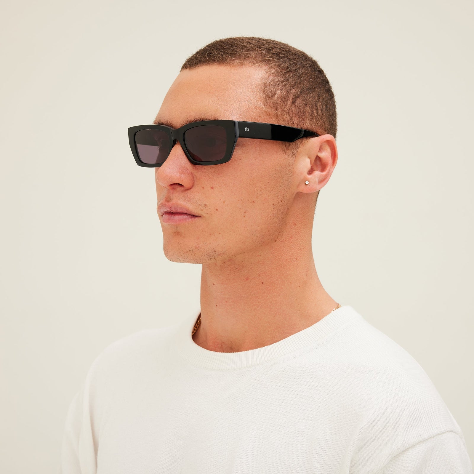 Outer Limits Matte Black Iron Polarised Sunglasses