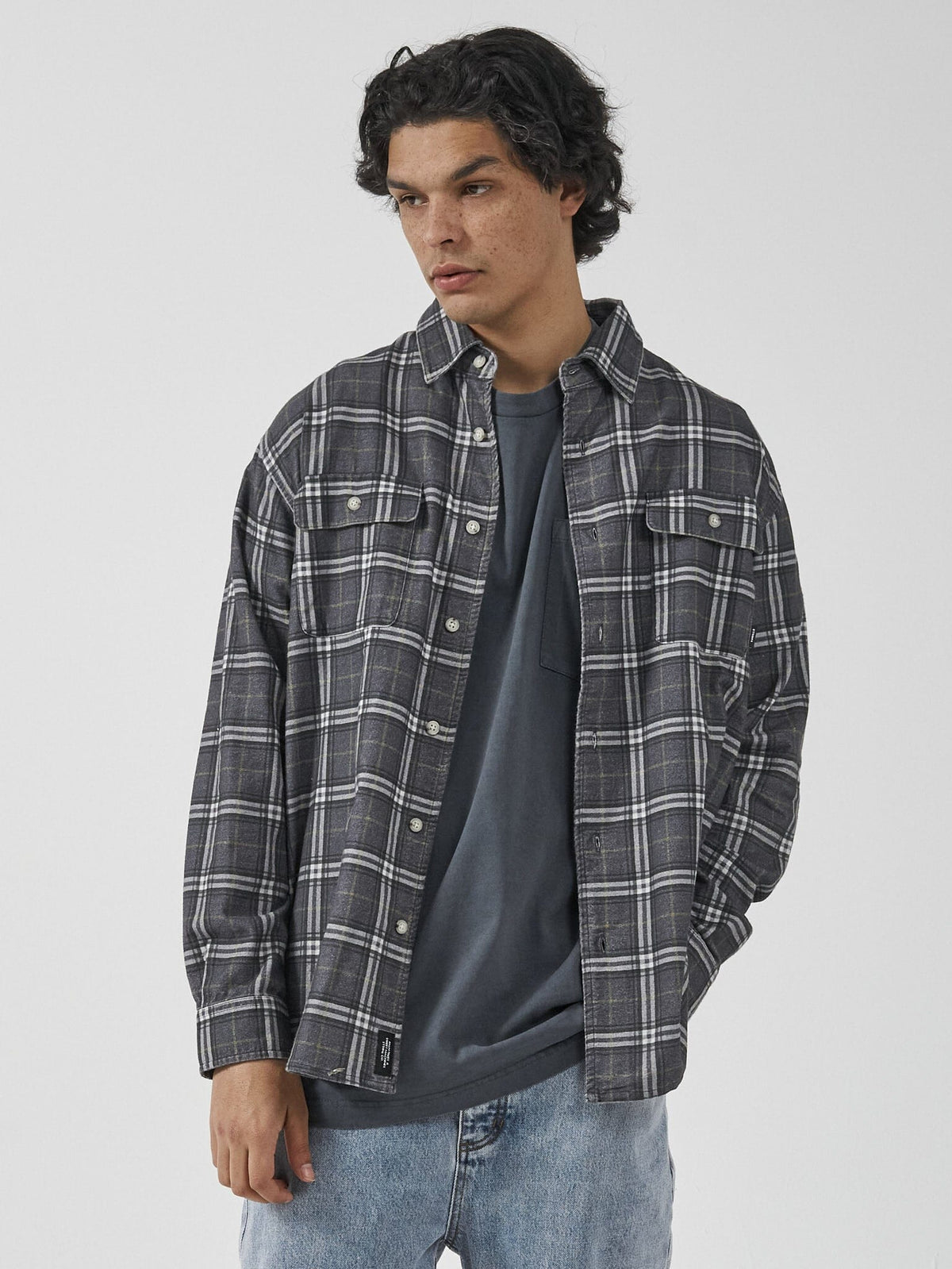 Genuine Oversized Flannel Shirt