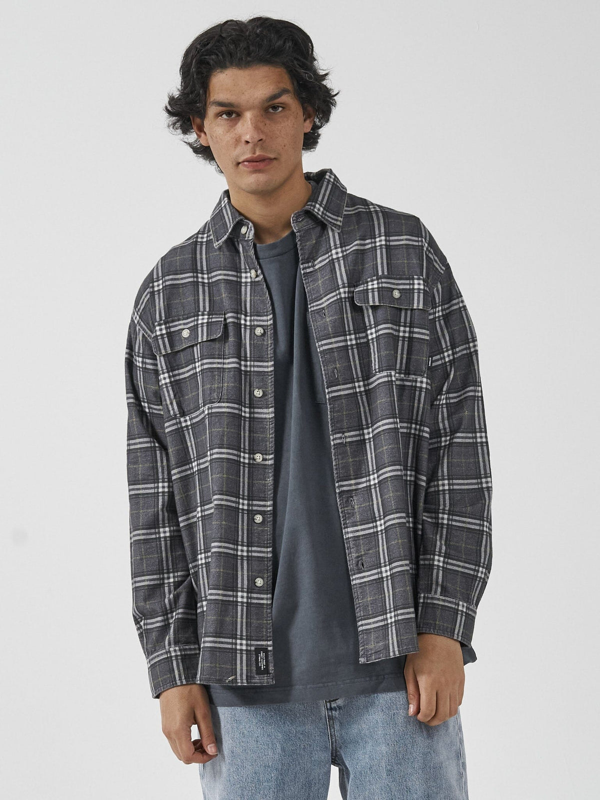 Genuine Oversized Flannel Shirt
