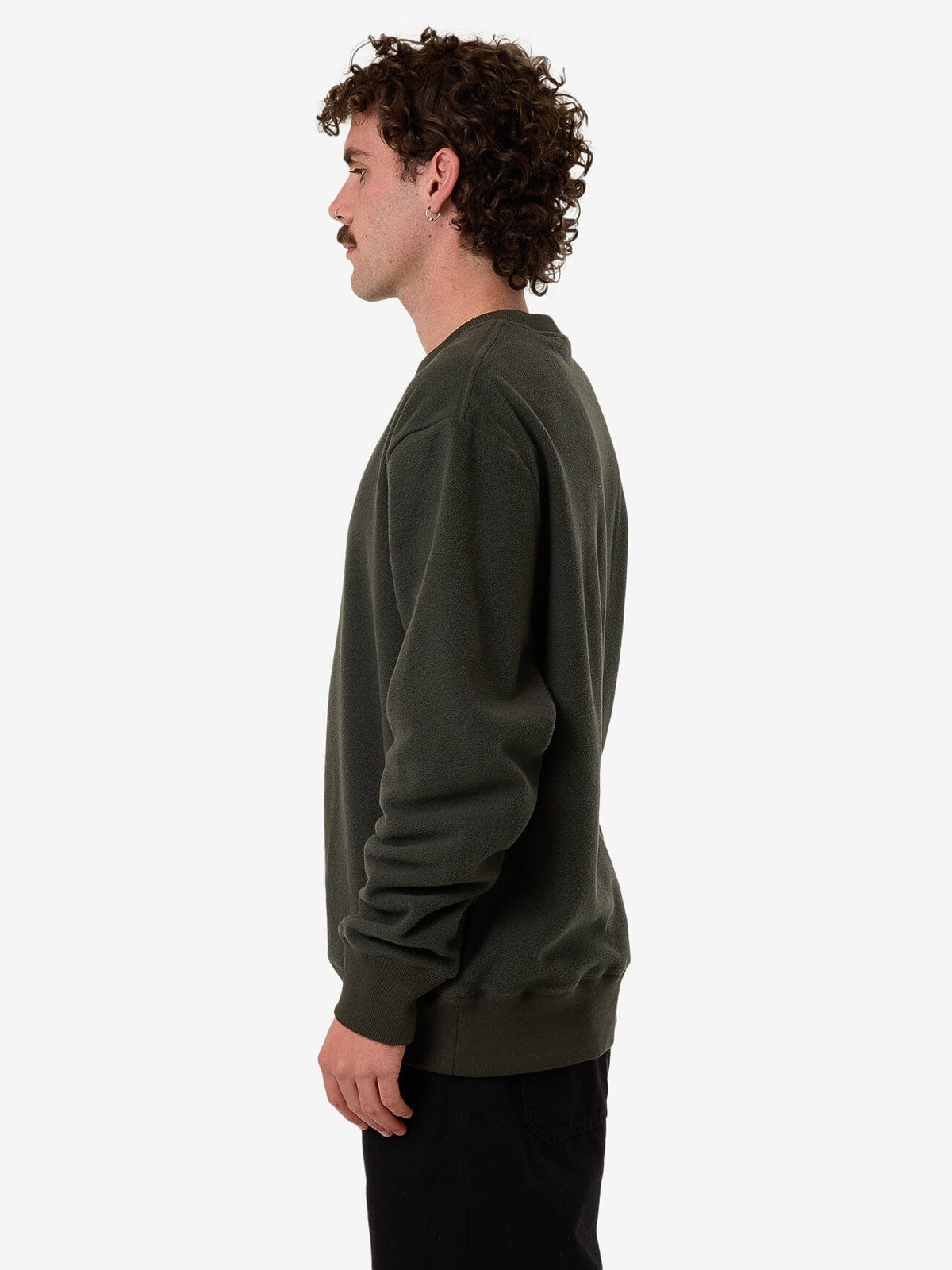 Solace Of Nature Oversize Polar Fleece Crew