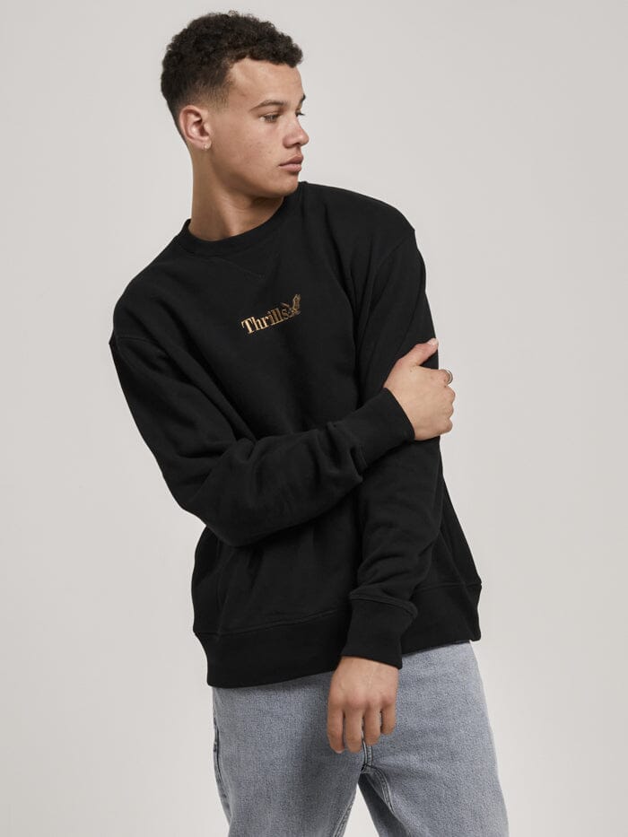 Thrills Workwear Embro Oversize Fit Crew