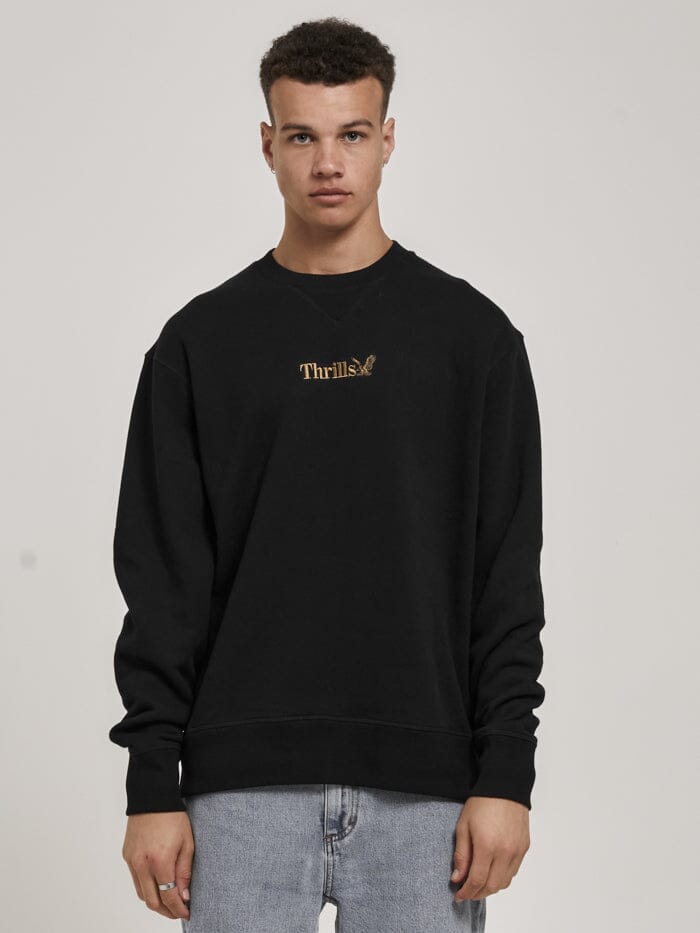 Thrills Workwear Embro Oversize Fit Crew